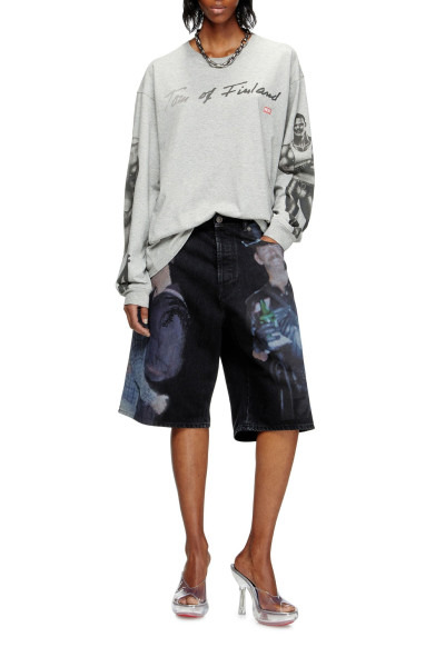 TRIČKO DIESEL PR-T-BOXT-LS-TOM25 T-SHIRT - Fotografia č. 2