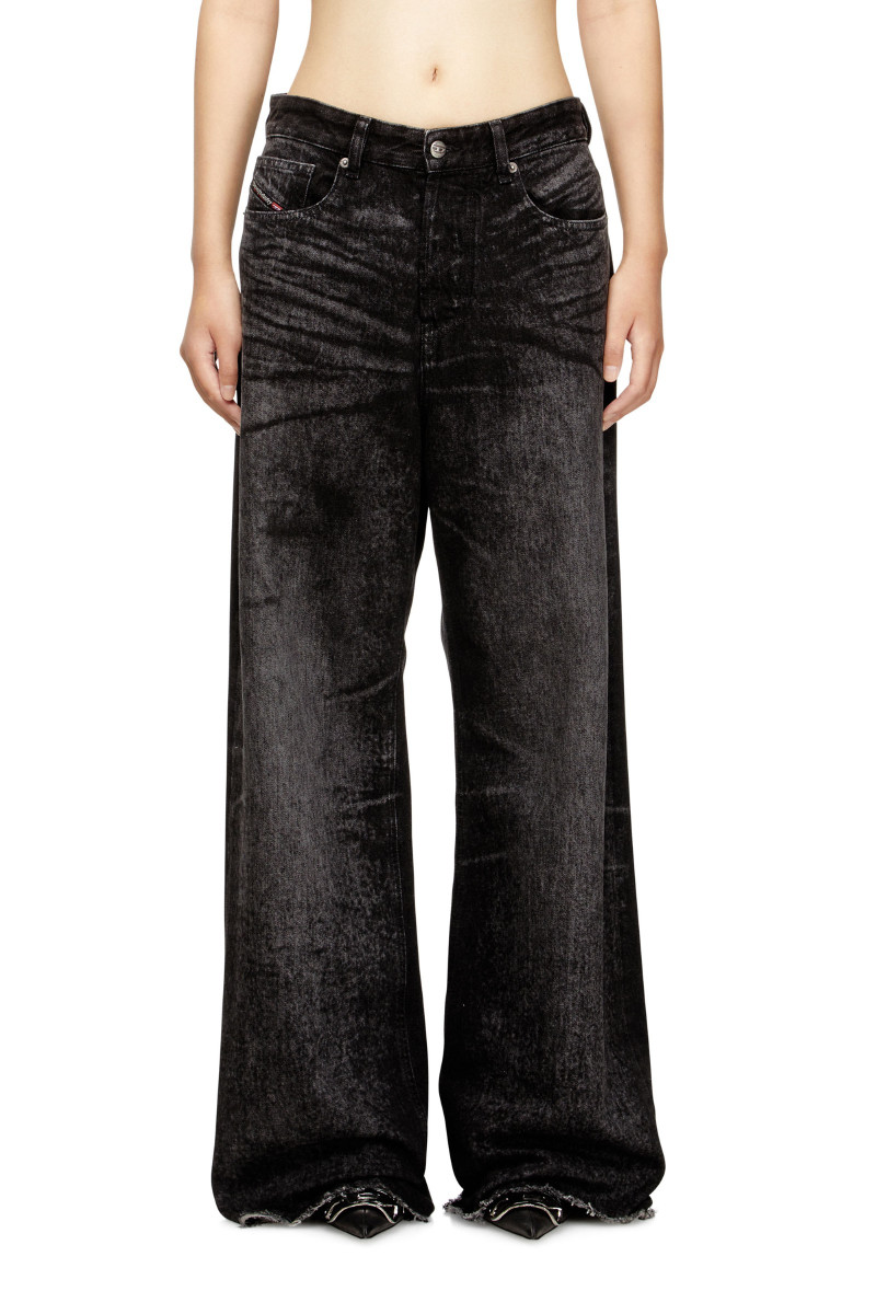Džínsy Diesel 1996 D-Sire-Fsh1 Trousers Black