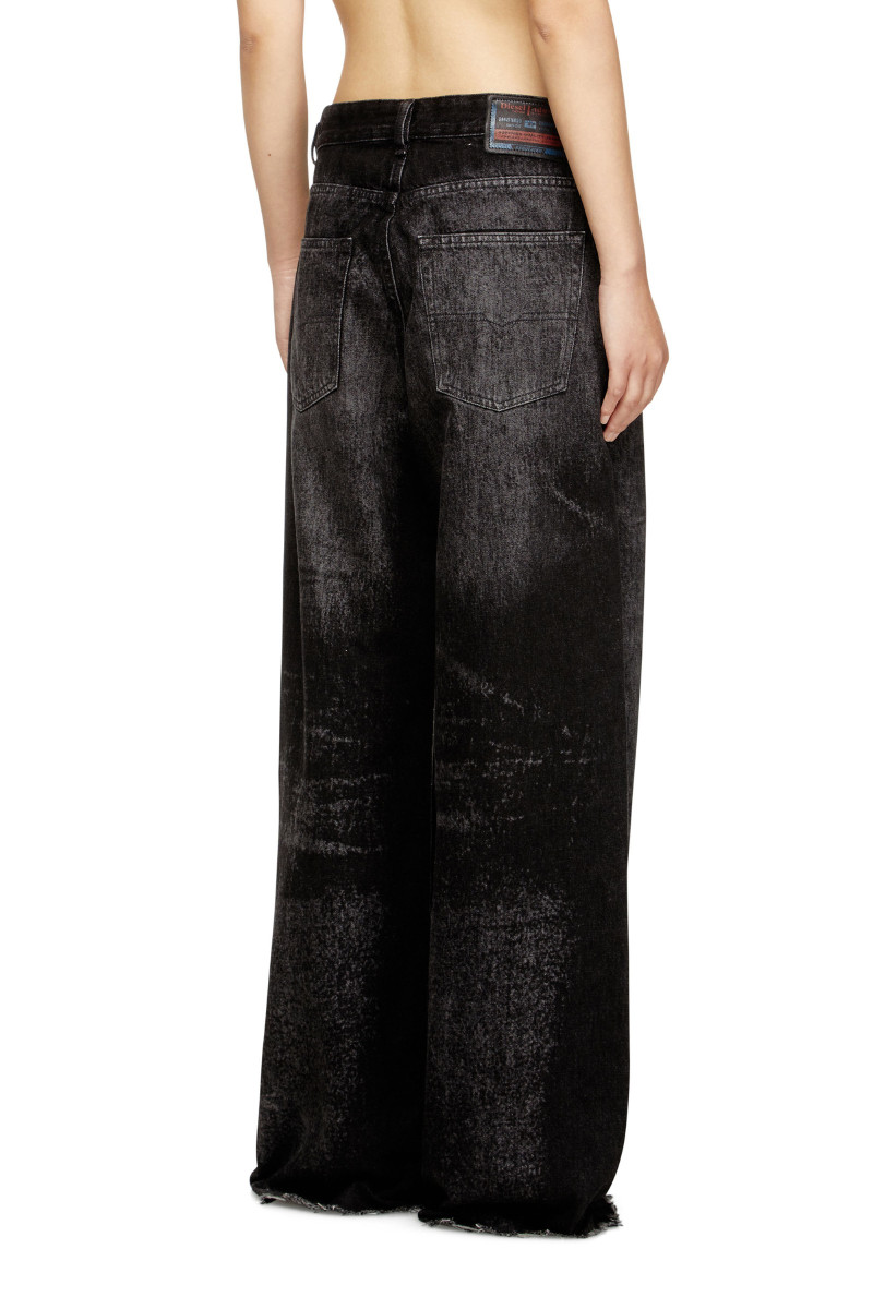 Džínsy Diesel 1996 D-Sire-Fsh1 Trousers Black