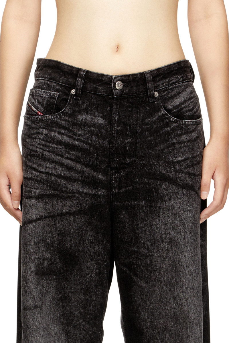 Džínsy Diesel 1996 D-Sire-Fsh1 Trousers Black