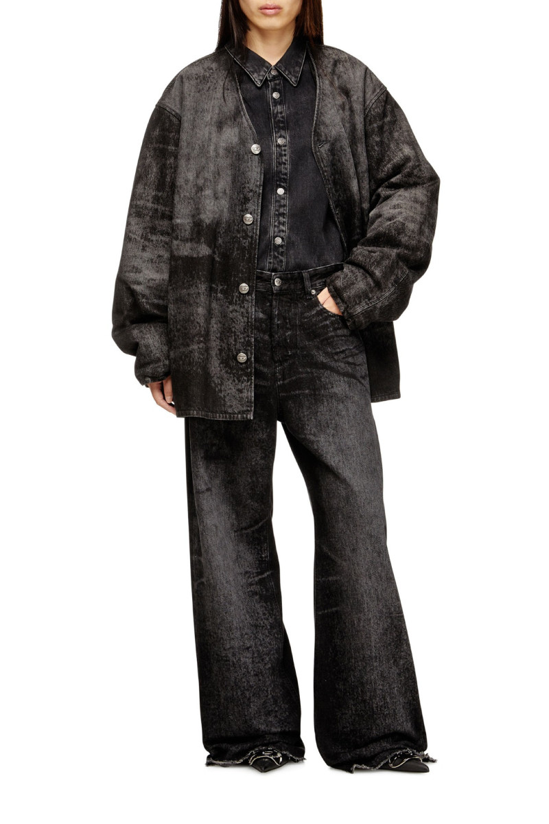 Džínsy Diesel 1996 D-Sire-Fsh1 Trousers Black