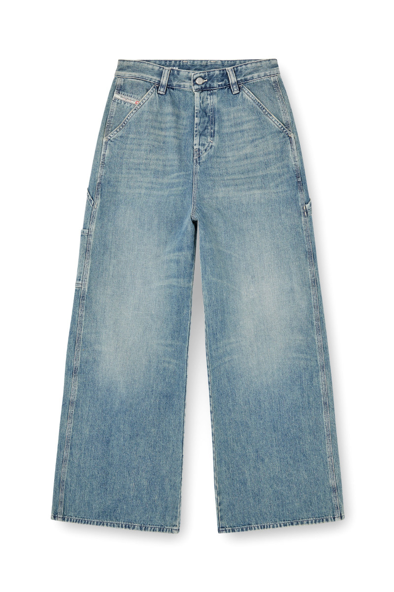 Džínsy Diesel D-Sire-W Trousers Blue