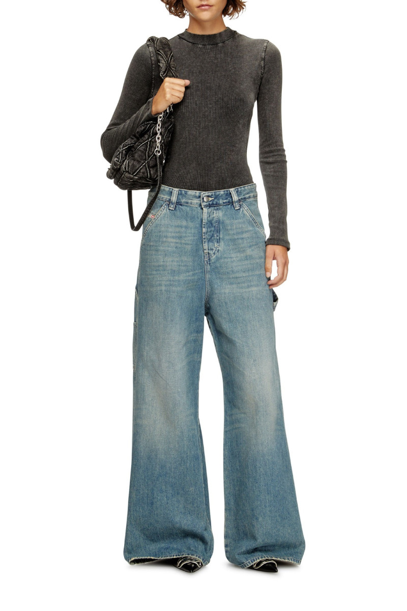 Džínsy Diesel D-Sire-W Trousers Blue