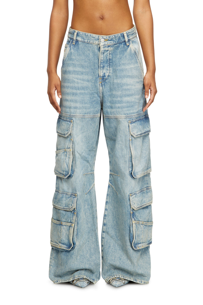 Farmer Diesel D-Sire-Cargo-D Trousers Blue