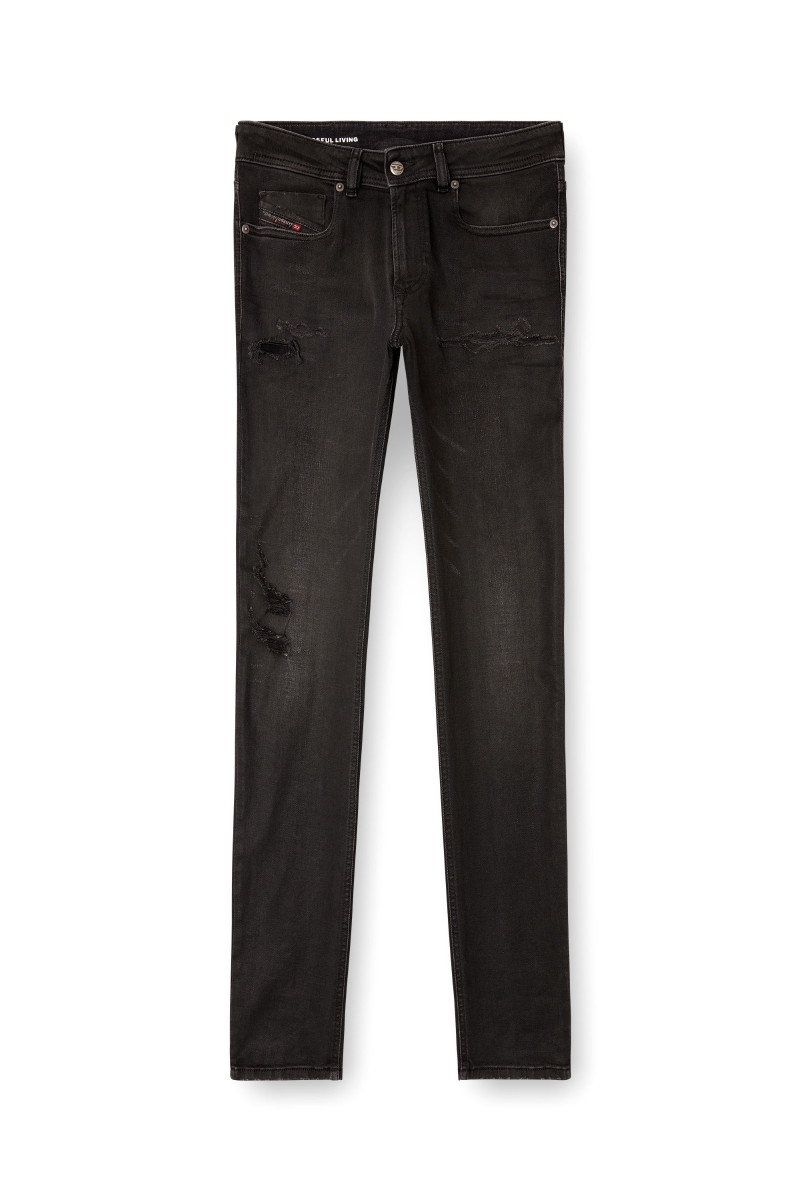 Džínsy Diesel 1979 Sleenker Trousers Black