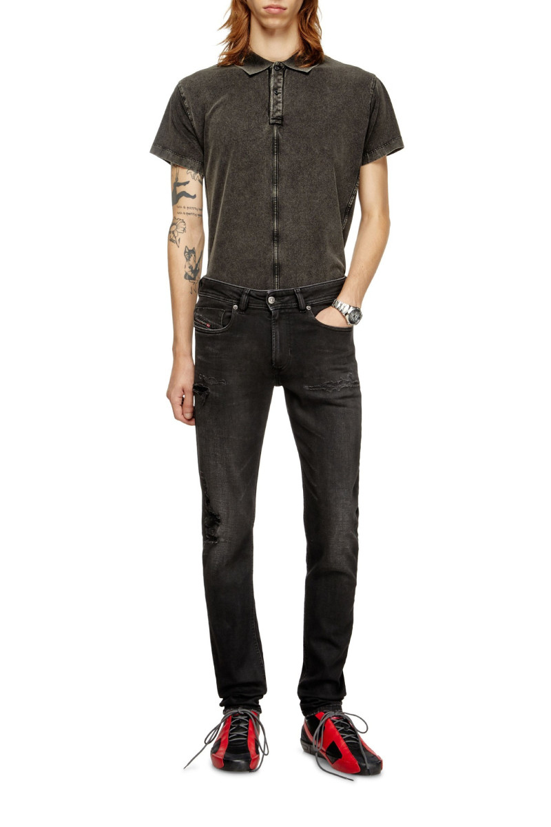 Džínsy Diesel 1979 Sleenker Trousers Black