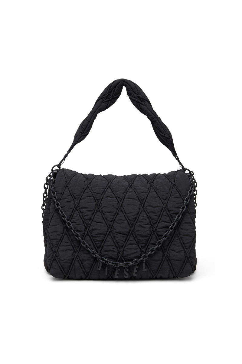Levně Kabelka diesel charm-d shoulder l black
