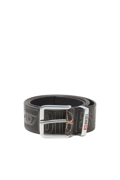 OPASEK DIESEL DIESEL LOGO B-BISCOTTO OUTLINE BELT - Fotografie č. 1
