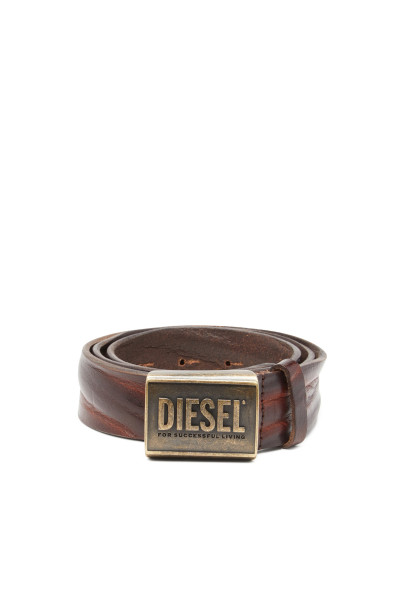 OPASEK DIESEL DIESEL LOGO B-METAL BISCOTTO BELT - Fotografie č. 1