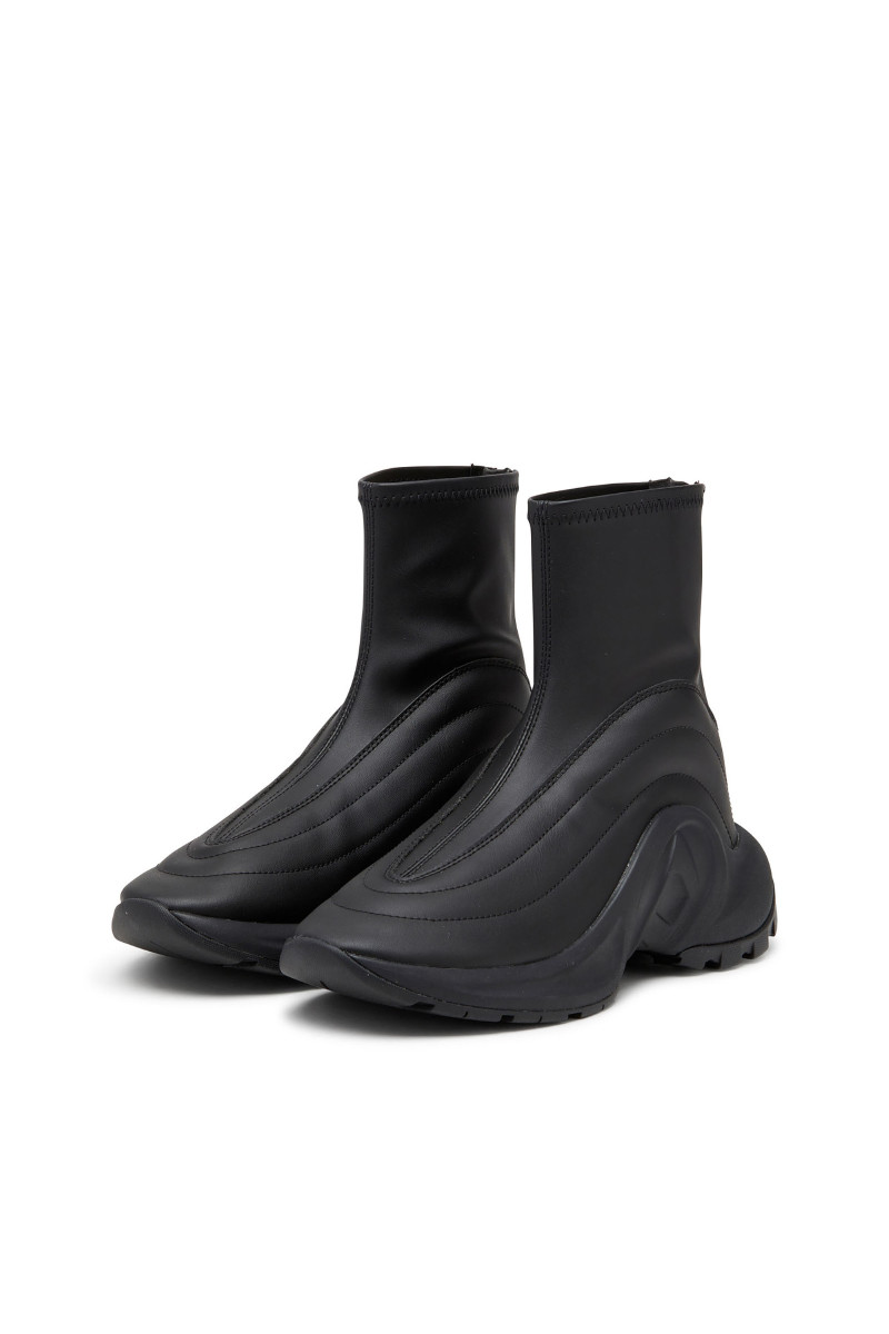 KOTNÍKOVÁ OBUV DIESEL D-RUNNER S-D-RUNNER BOOTIE X SNEAKE BLACK