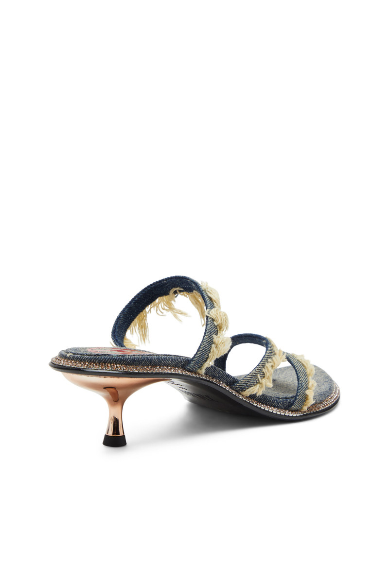 Sandále Diesel Havanna D-Havanna Kittie Sandals Blue Denim/Amber