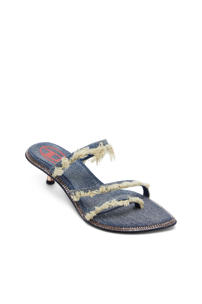 Sandále Diesel Havanna D-Havanna Kittie Sandals Blue Denim/Amber