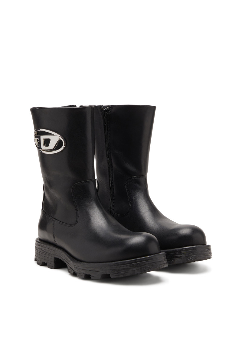 Kotníková obuv diesel hammer d-hammer bkr d w boots black