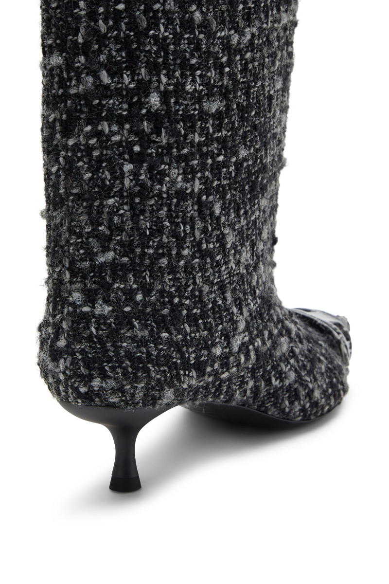 Čižmy Diesel Venus D-Venus 40 Kb Tube Boots Black/Light Ecru