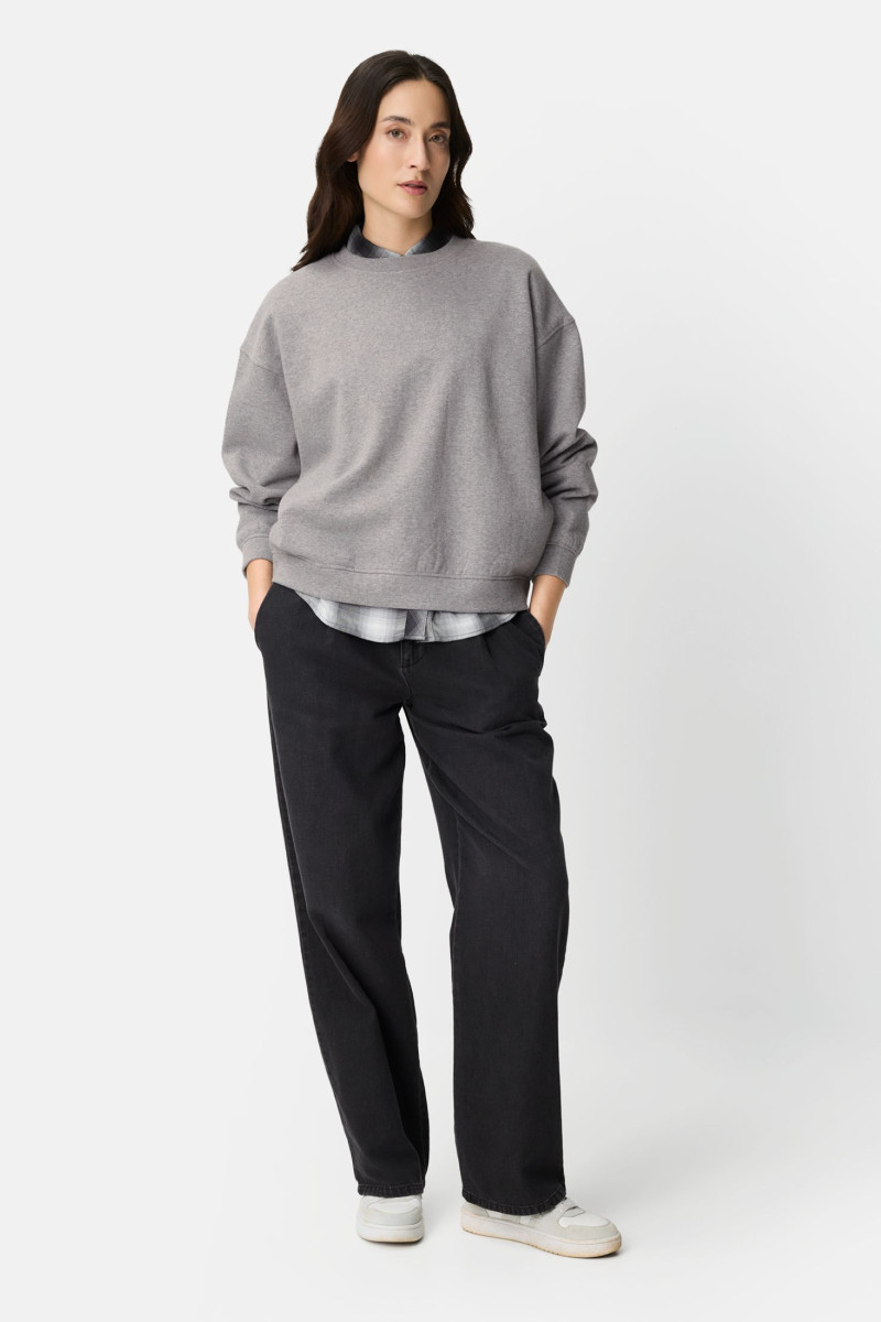 Melegítő Felső Camel Active Sweat Grey Melange Check