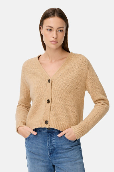 KARDIGAN CAMEL ACTIVE KNITWEAR - Fotografie č. 1