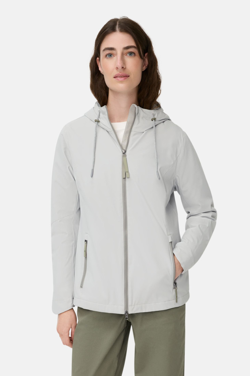 Bunda Camel Active Jacket Grey Melange Check