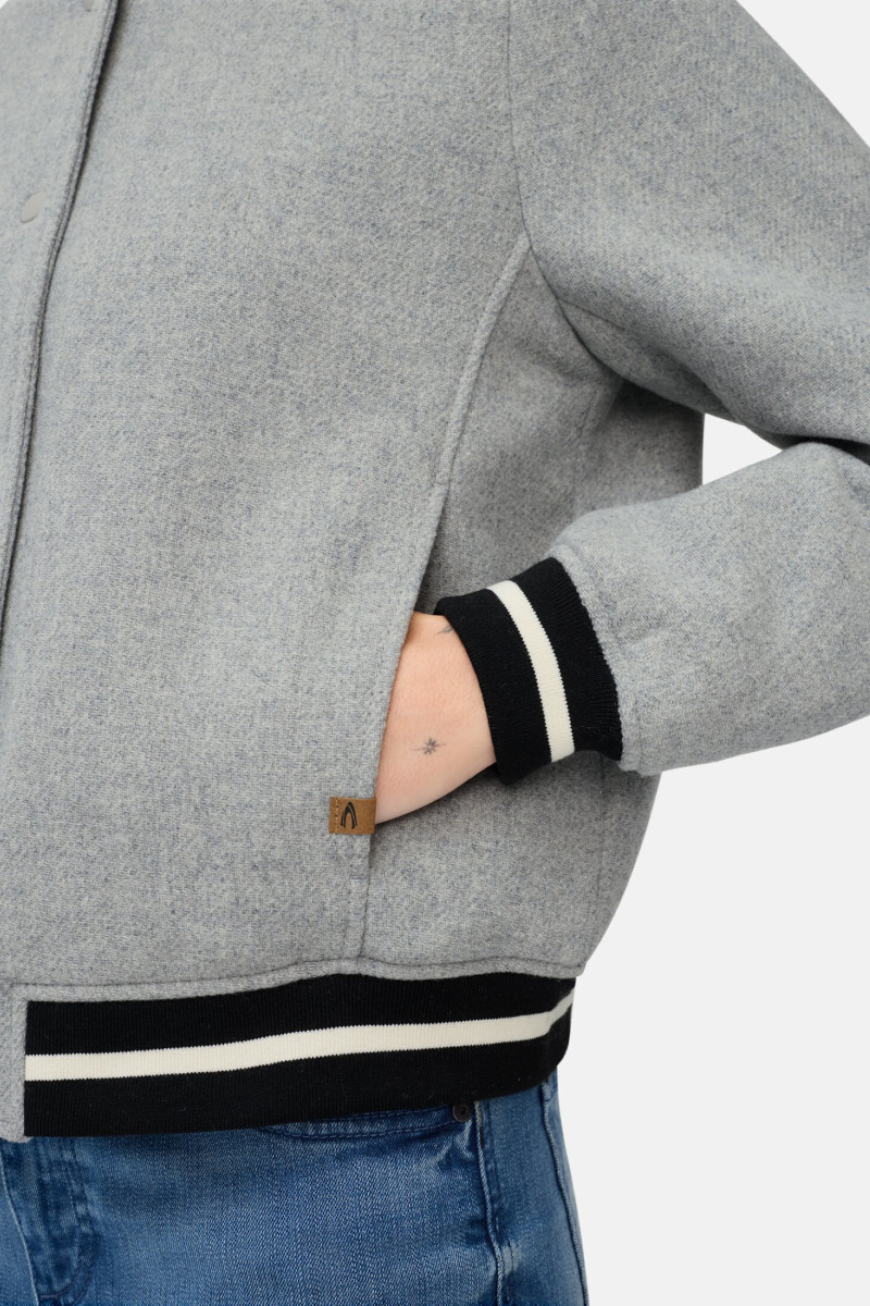 Bunda Camel Active Indoor Jacket Stone Gray
