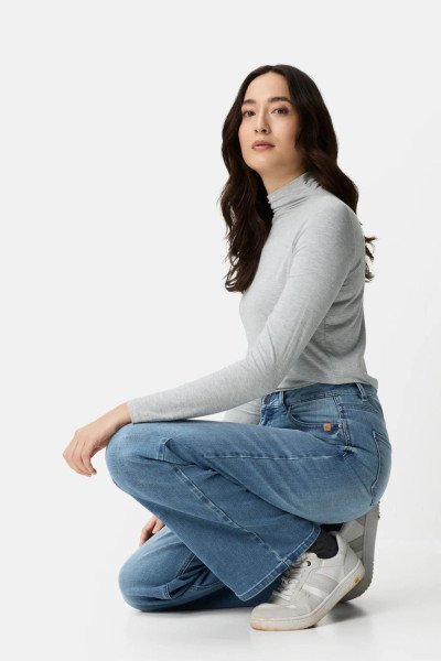 FARMER CAMEL ACTIVE WIDE LEG 5 POCKET - Kép 4