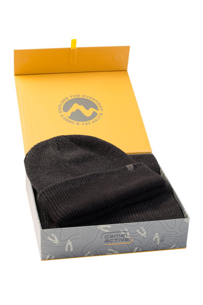 KÉSZLET SAPKA ÉS SÁL CAMEL ACTIVE GIFTBOX SCARF&HAT - Kép 2