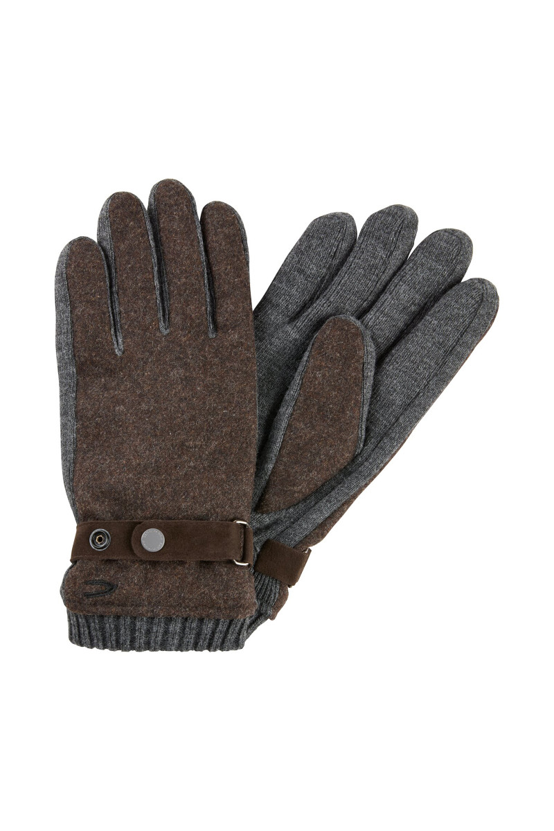 KESZTYŰ CAMEL ACTIVE GLOVES DARK BROWN