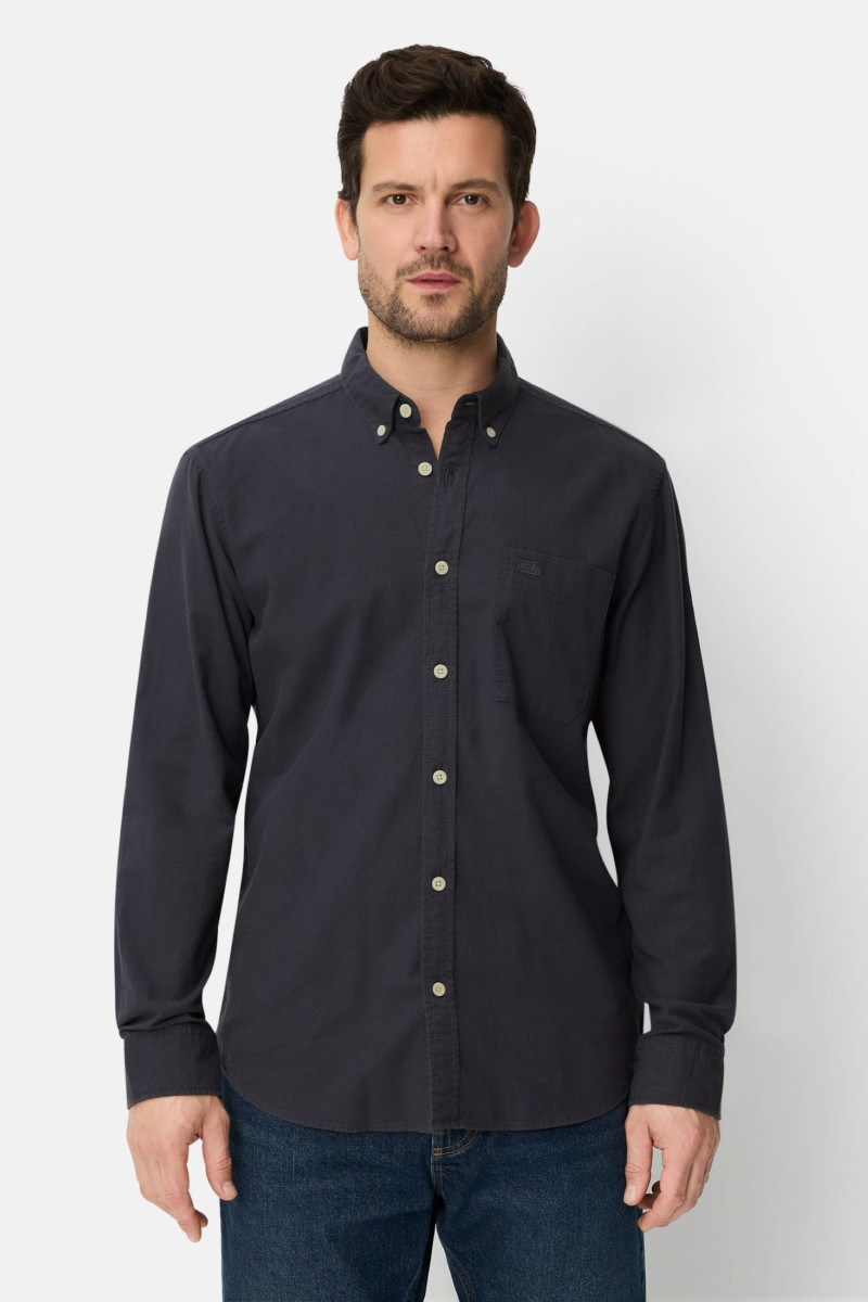 Ing Camel Active Longsleeve Shirt Dark Indigo