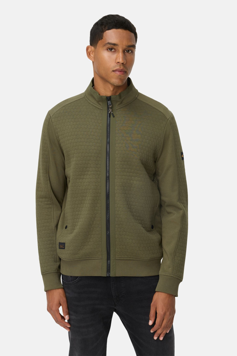 Mikina Camel Active Sweatjacket Forest Green