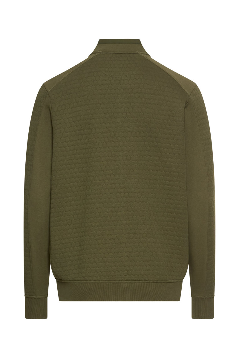 Mikina Camel Active Sweatjacket Forest Green