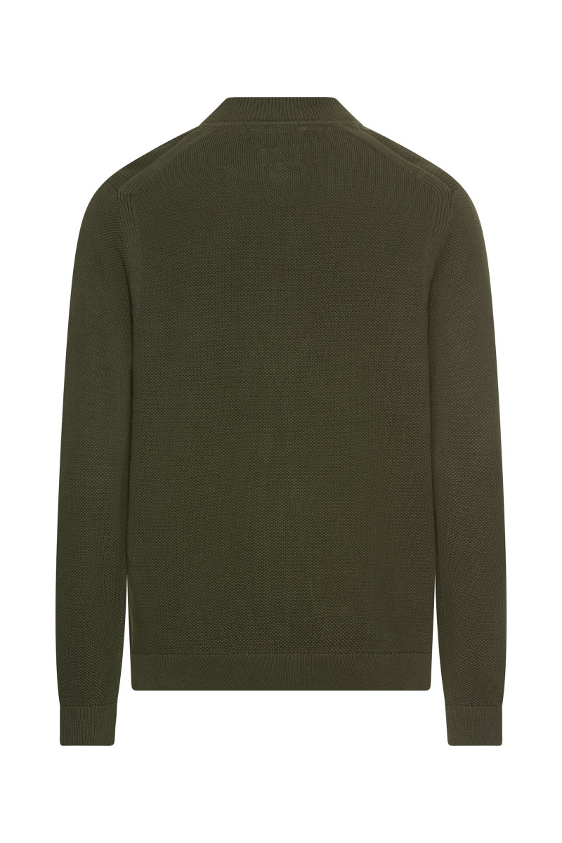 Sveter Camel Active Knitted Jacket Forest Green