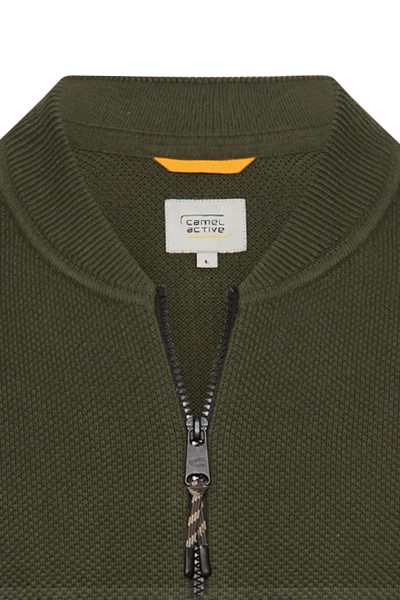 PULÓVER CAMEL ACTIVE KNITTED JACKET - Kép 6