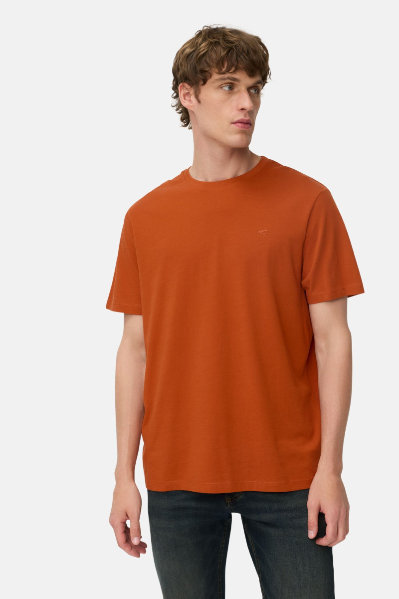 Póló Camel Active T-Shirt 1/2 Cinnamon