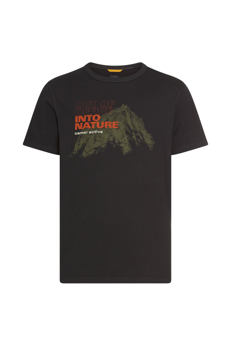Tričko Camel Active T-Shirt 1/2 Asphalt