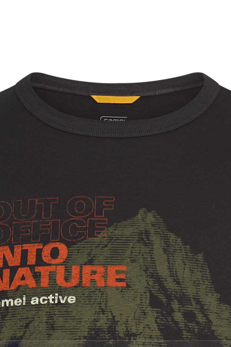 Tričko Camel Active T-Shirt 1/2 Asphalt