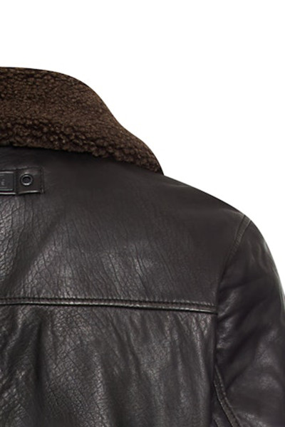 DZSEKI CAMEL ACTIVE LEATHER BLOUSON - Kép 7