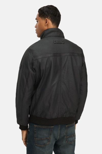 DZSEKI CAMEL ACTIVE LEATHER BLOUSON - Kép 3
