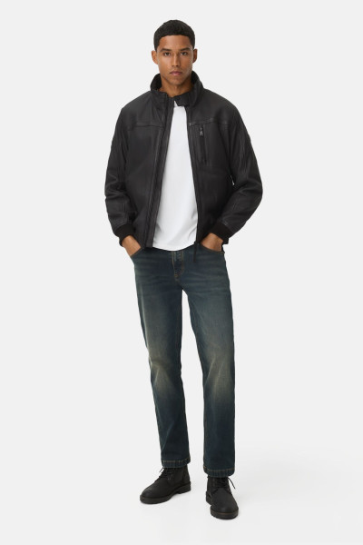 DZSEKI CAMEL ACTIVE LEATHER BLOUSON - Kép 2