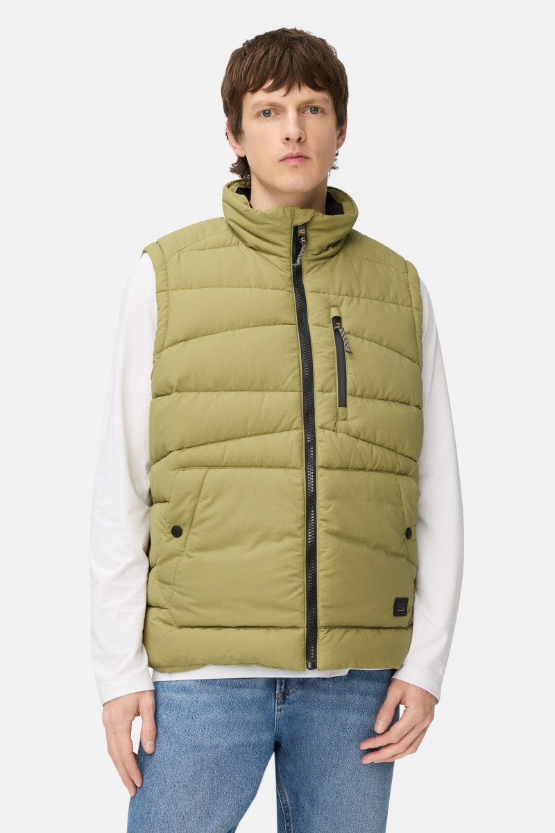 Vesta Camel Active Quilted Vest Mosstone