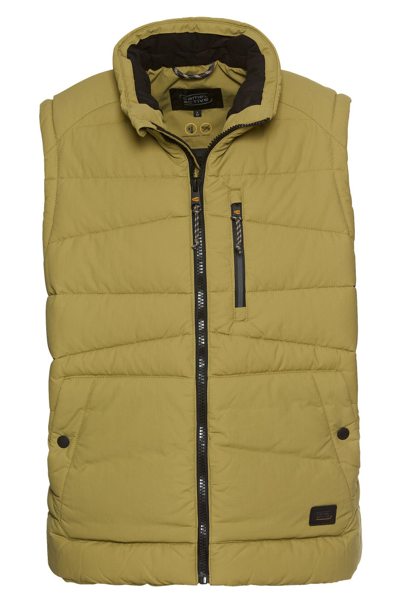 Vesta Camel Active Quilted Vest Mosstone