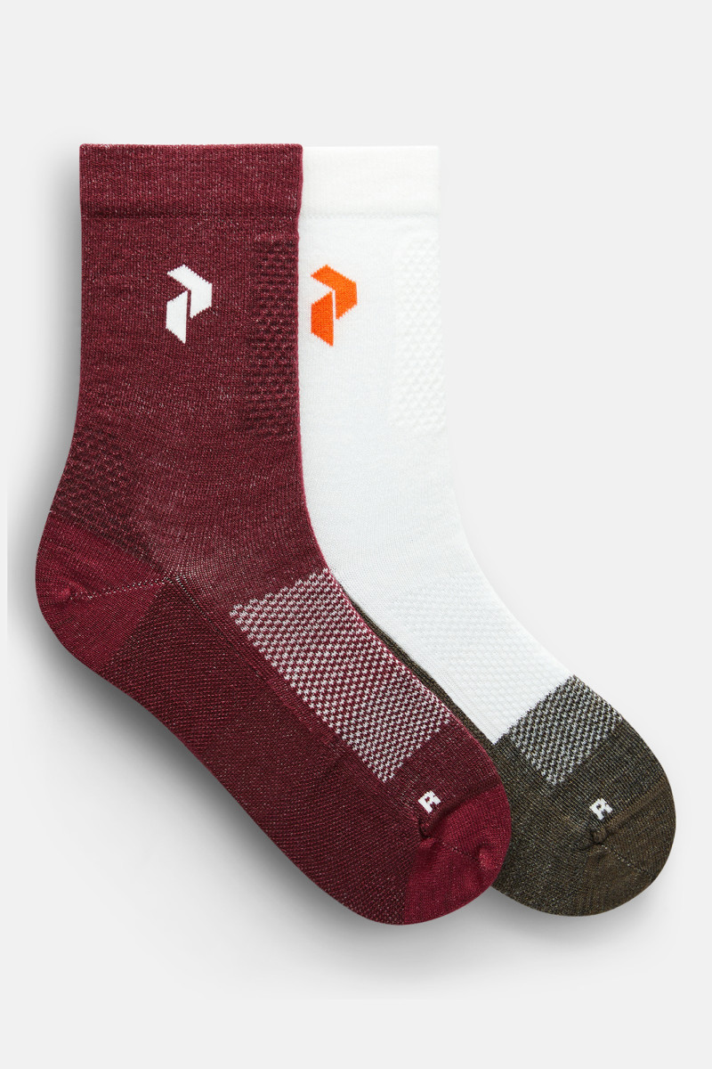 Zokni Peak Performance Hiking Sock 2-Pack Offwhite