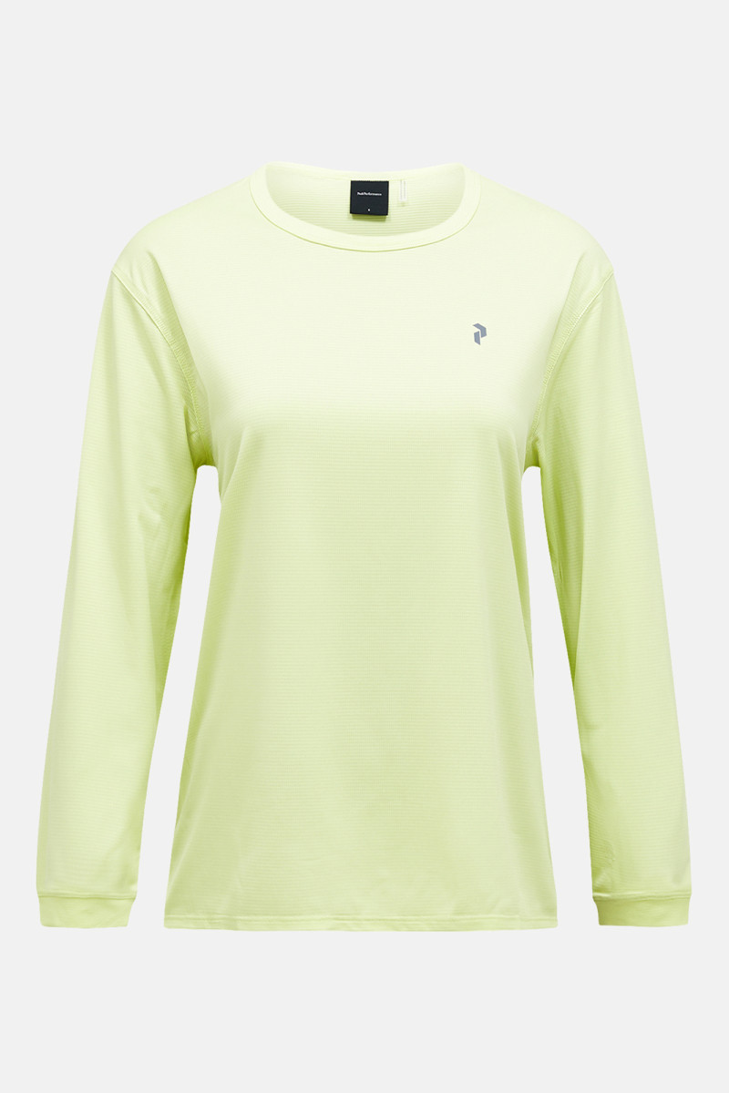 Tričko Peak Performance W Trail Ls Crystal Green