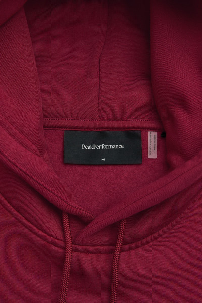 MELEGÍTŐ FELSŐ PEAK PERFORMANCE M ORIGINAL SMALL LOGO HOO - Kép 4