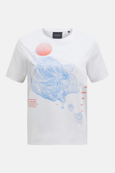 PÓLÓ PEAK PERFORMANCE W EXPLORE GRAPHIC TEE - Kép 1