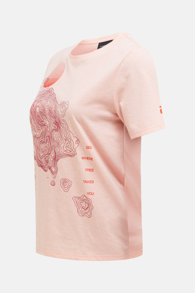 PÓLÓ PEAK PERFORMANCE W EXPLORE GRAPHIC TEE - Kép 2