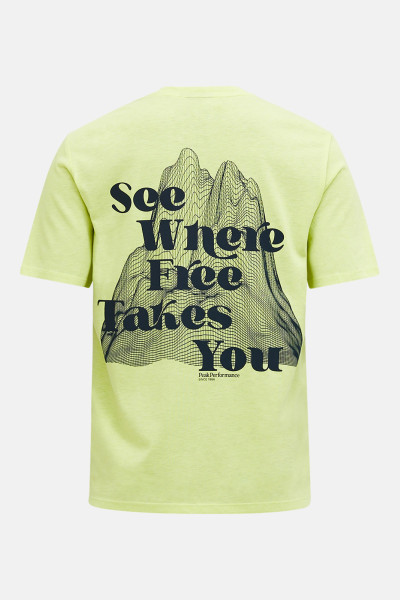PÓLÓ PEAK PERFORMANCE W EXPLORE GRAPHIC TEE - Kép 3