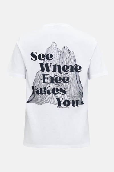 PÓLÓ PEAK PERFORMANCE W EXPLORE GRAPHIC TEE - Kép 3