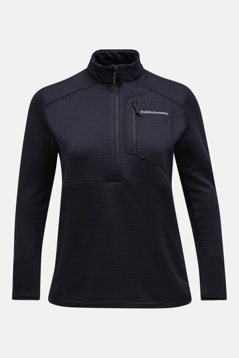 Mikina Peak Performance W Trail Polartec Half Zip Black