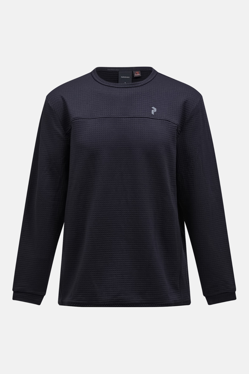 Mikina Peak Performance M Trail Polartec Crew Black
