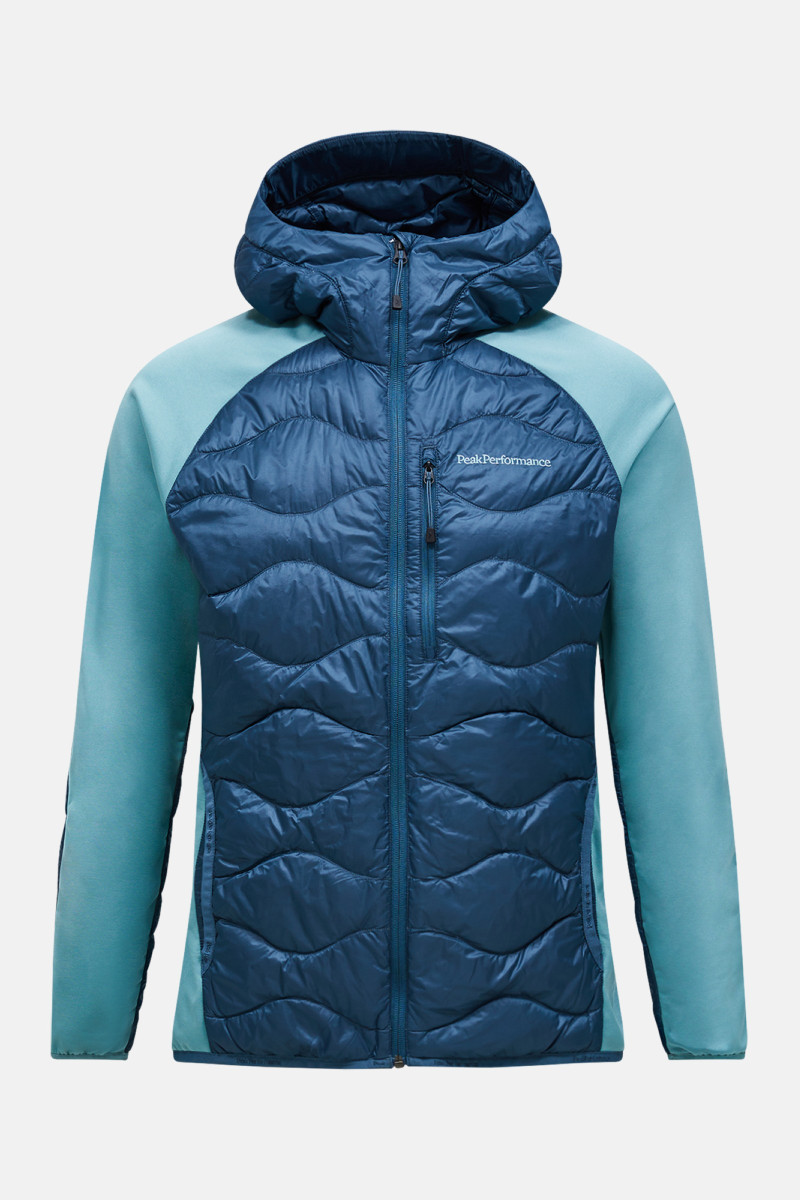 Levně Bunda peak performance m helium down hybrid hood mountain lake