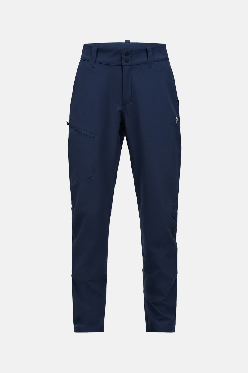 Kalhoty peak performance w scale softshell pants blue shadow