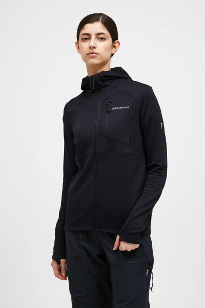 MIKINA PEAK PERFORMANCE W TRAIL POLARTEC ZIP HOOD - Fotografie č. 6